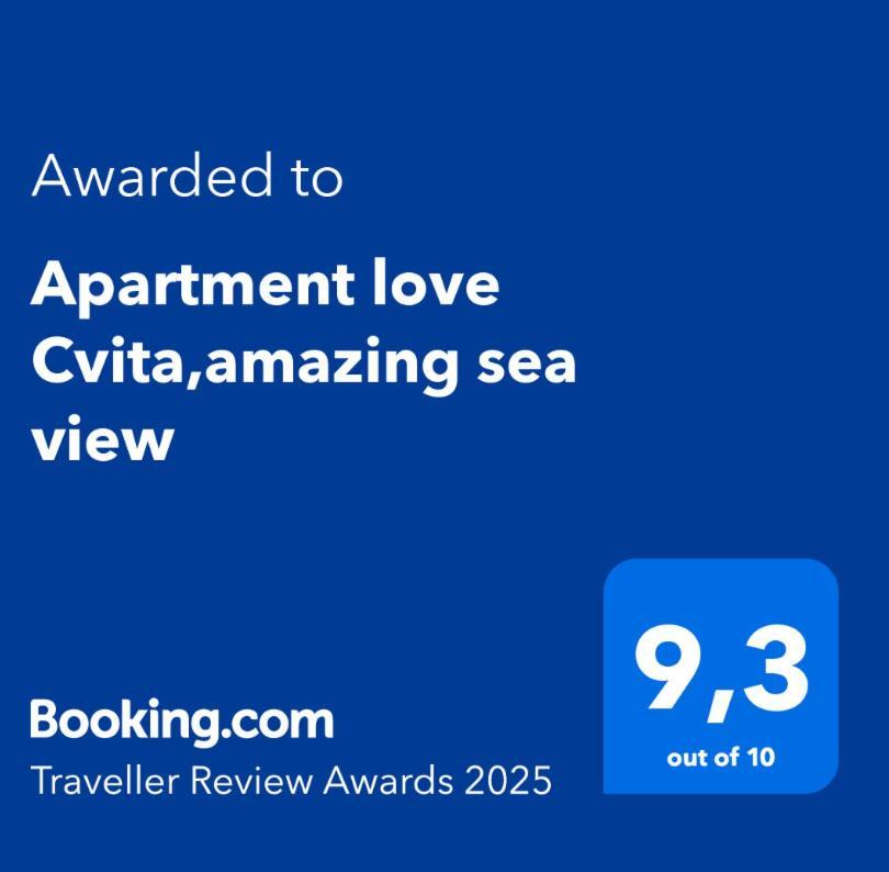 Apartment Love Cvita,Amazing Sea View Луково Экстерьер фото